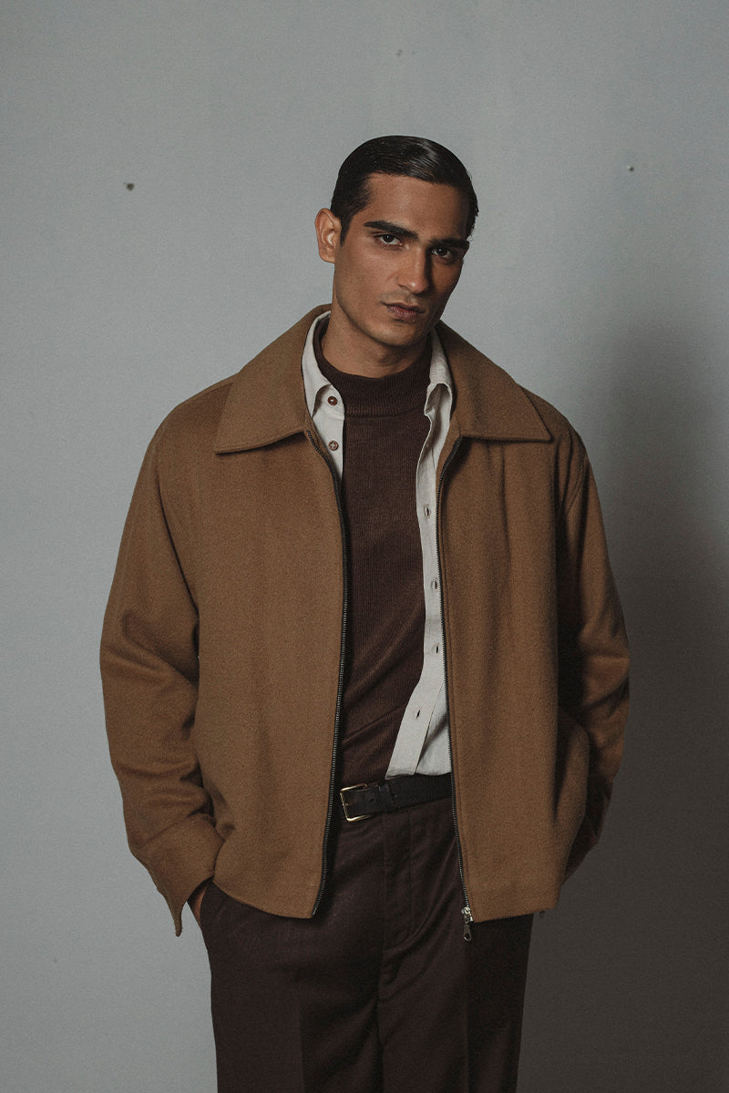 Camel Trucker Jacket