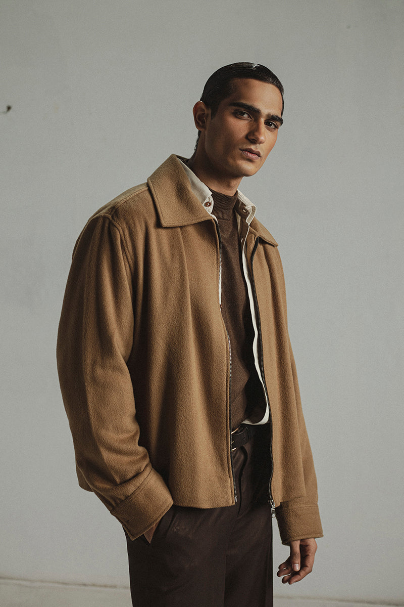 Camel Trucker Jacket