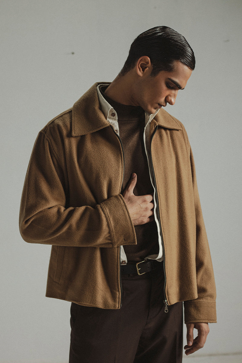 Camel Trucker Jacket